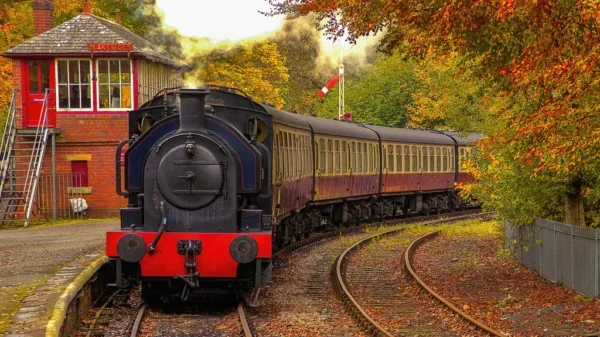 ¿Por qué las ruedas de tren tienen forma de conos?