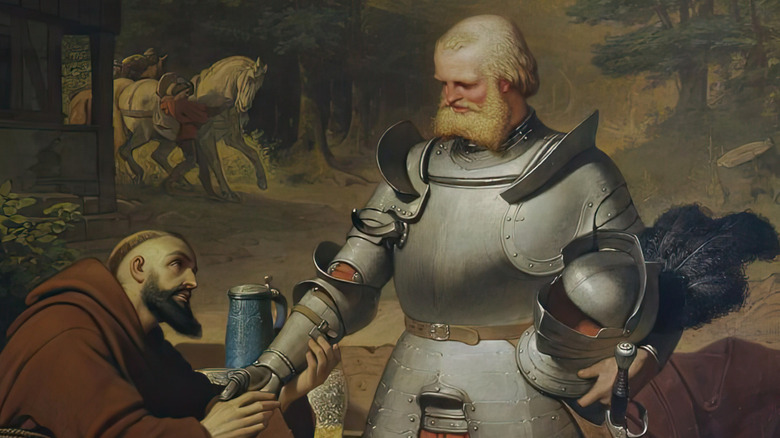 Retrato de Götz von Berlichingen con mano de hierro