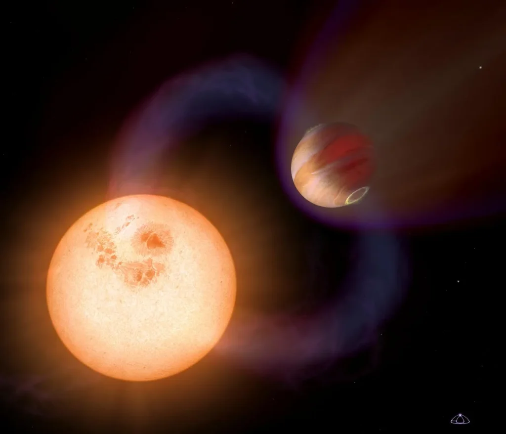 Ilustración artística de un exoplaneta cercano relacionada con el estudio RAVEN y los datos de TESS
