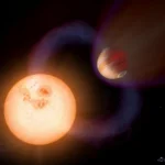 Ilustración artística de un exoplaneta cercano relacionada con el estudio RAVEN y los datos de TESS