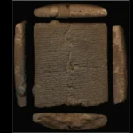 Tablilla cuneiforme de Mesopotamia antigua