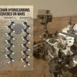 Infografía de la NASA sobre moléculas orgánicas detectadas por Curiosity en Marte
