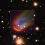 Visualización de la onda de choque alrededor de la enana blanca RXJ0528+2838 observada por ESO