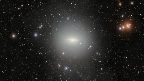 La galaxia Sombrero M104 en una imagen oficial de NOIRLab obtenida con DECam