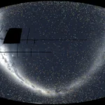 Mapa completo de TESS con puntos que indican exoplanetas confirmados y candidatos detectados por la misión