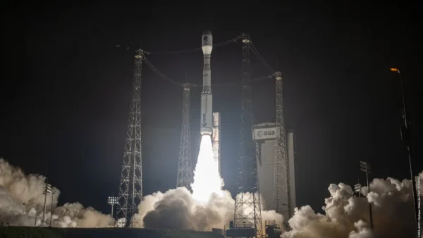Despegue del cohete Vega-C con la misión SMILE desde la Guayana Francesa