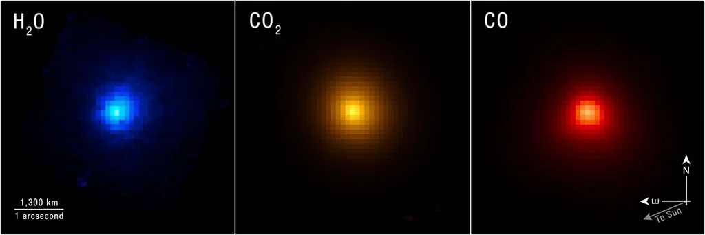 Imagen oficial del cometa interestelar 3I/ATLAS obtenida por el telescopio espacial James Webb en 2026
