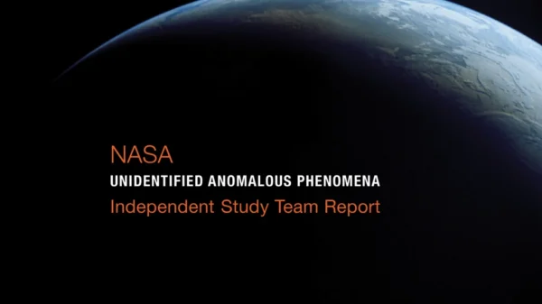 Portada del informe de NASA sobre fenómenos anómalos no identificados