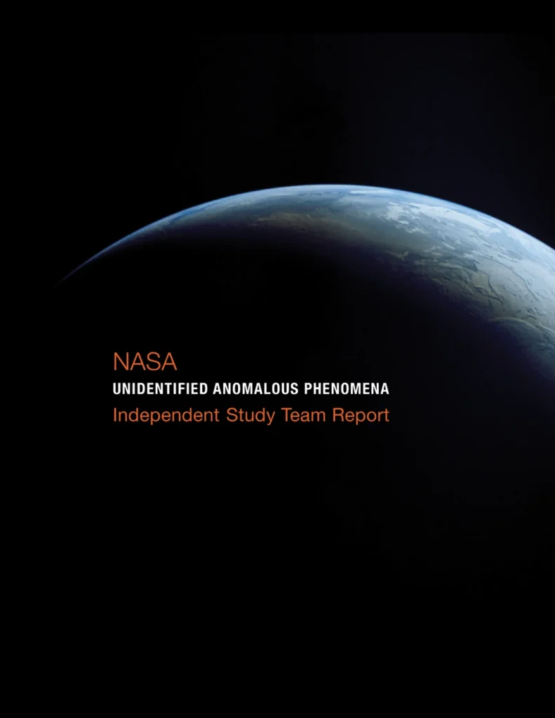 Portada del informe de NASA sobre fenómenos anómalos no identificados